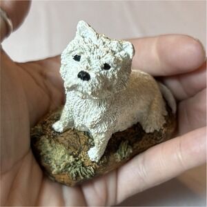 Cold Bronze West Highland White Terrier Handmade Dog Figurine